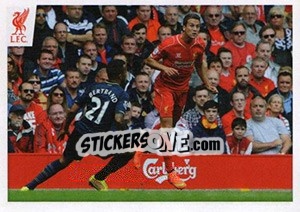 Sticker Javier Manquillo - Liverpool FC 2014-2015 - Panini