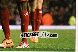 Sticker Daniel Sturridge Mobed By Team-Mates - Liverpool FC 2014-2015 n. 94 - Panini