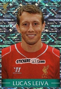 Sticker Lucas Leiva - Liverpool FC 2014-2015 - Panini