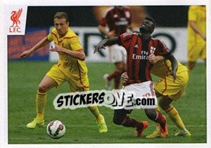 Sticker Lucas Leiva - Liverpool FC 2014-2015 n. 98 - Panini