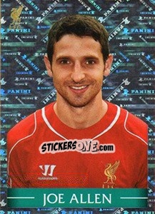 Sticker Joe Allen - Liverpool FC 2014-2015 - Panini