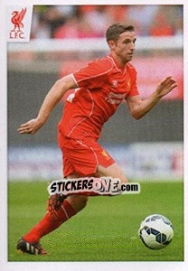 Sticker Joe Allen - Liverpool FC 2014-2015 - Panini