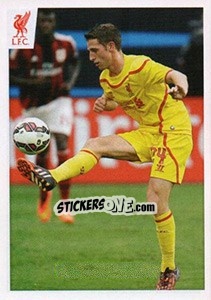 Sticker Joe Allen - Liverpool FC 2014-2015 n. 112 - Panini