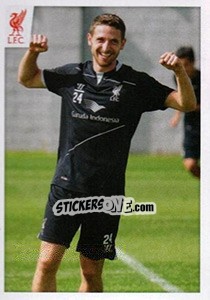 Sticker Joe Allen - Liverpool FC 2014-2015 n. 113 - Panini