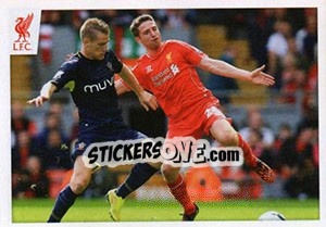 Sticker Joe Allen - Liverpool FC 2014-2015 n. 114 - Panini