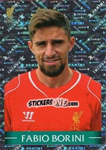 Cromo Fabio Borini - Liverpool FC 2014-2015 - Panini