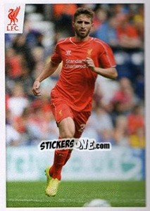 Figurina Fabio Borini - Liverpool FC 2014-2015 - Panini