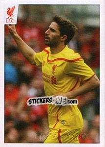 Sticker Fabio Borini - Liverpool FC 2014-2015 n. 117 - Panini