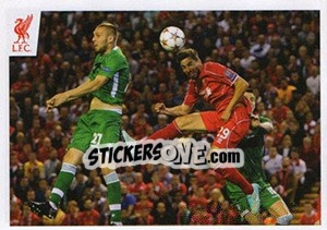 Sticker Fabio Borini - Liverpool FC 2014-2015 n. 118 - Panini
