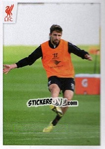 Sticker Fabio Borini - Liverpool FC 2014-2015 - Panini