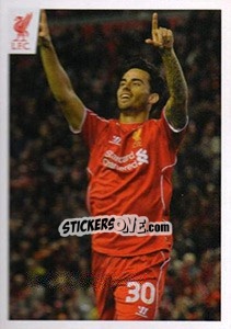 Cromo Jesus Fernandez Saez - Liverpool FC 2014-2015 - Panini