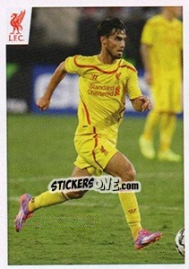 Cromo Jesus Fernandez Saez - Liverpool FC 2014-2015 n. 122 - Panini