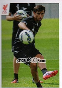 Figurina Jesus Fernandez Saez - Liverpool FC 2014-2015 n. 123 - Panini