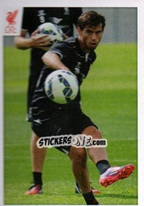 Sticker Jesus Fernandez Saez - Liverpool FC 2014-2015 - Panini