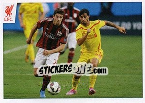 Sticker Jesus Fernandez Saez - Liverpool FC 2014-2015 n. 124 - Panini
