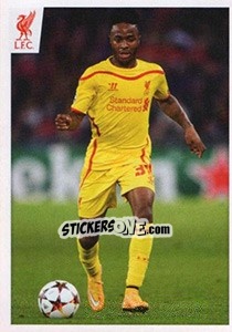 Cromo Raheem Sterling - Liverpool FC 2014-2015 - Panini