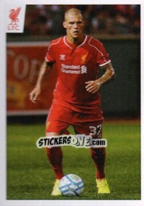 Sticker Martin Skrtel - Liverpool FC 2014-2015 n. 131 - Panini