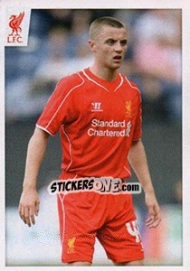 Sticker Jordan Rossiter - Liverpool FC 2014-2015 - Panini