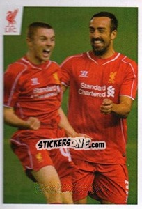 Sticker Jordan Rossiter - Liverpool FC 2014-2015 n. 143 - Panini