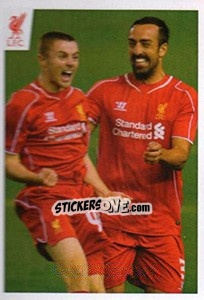 Sticker Jordan Rossiter - Liverpool FC 2014-2015 - Panini