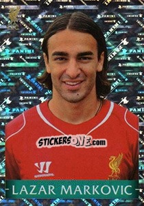 Cromo Lazar Markovic - Liverpool FC 2014-2015 - Panini