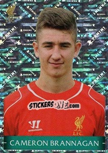 Cromo Cameron Brannagan - Liverpool FC 2014-2015 - Panini