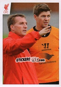 Sticker Brendan Rodgers - Liverpool FC 2014-2015 n. 163 - Panini