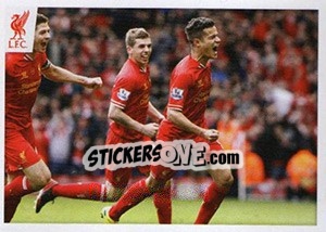 Sticker Philippe Coutinho - Liverpool FC 2014-2015 n. 172 - Panini
