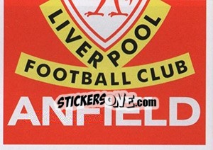 Sticker This is Anfield Sign - Liverpool FC 2014-2015 - Panini