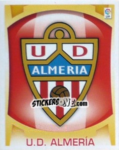 Sticker Escudo - Almeria - Liga Spagnola  2009-2010 n. 1 - Colecciones ESTE