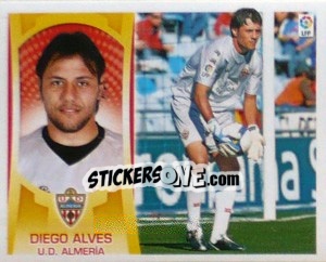 Figurina Diego Alves (#1) - Liga Spagnola  2009-2010 - Colecciones ESTE