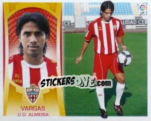Sticker Vargas (#7B) - Liga Spagnola  2009-2010 n. 11 - Colecciones ESTE
