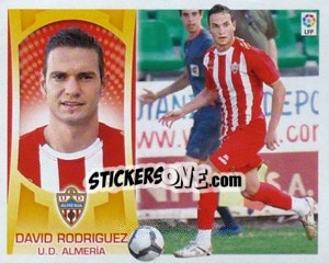 Sticker David Rodriguez (#16B) COLOCA - Liga Spagnola  2009-2010 n. 24 - Colecciones ESTE