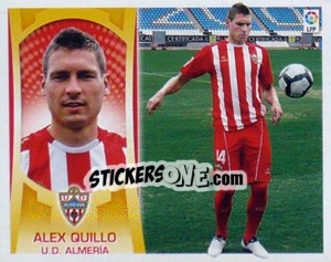 Sticker Alex Quillo (#12B) COLOCA - Liga Spagnola  2009-2010 n. 25 - Colecciones ESTE