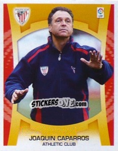 Sticker Entrenador - Joaquin Caparros - Liga Spagnola  2009-2010 - Colecciones ESTE