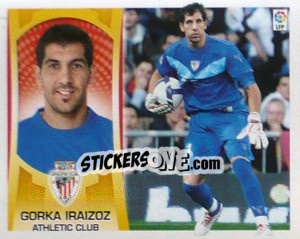 Figurina Gorka Iraizoz (#1) - Liga Spagnola  2009-2010 n. 33 - Colecciones ESTE
