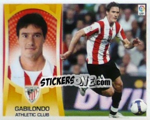 Sticker Gabilondo  (#10A) - Liga Spagnola  2009-2010 - Colecciones ESTE