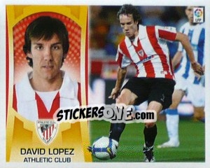 Figurina David Lopez (#11) - Liga Spagnola  2009-2010 - Colecciones ESTE