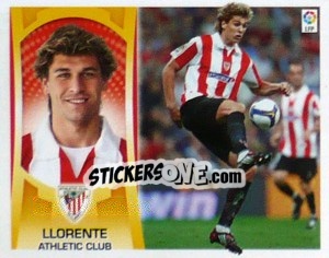 Cromo Fernando Llorente  (#16) - Liga Spagnola  2009-2010 - Colecciones ESTE