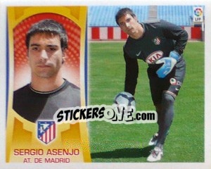 Sticker Sergio Asenjo (#1) - Liga Spagnola  2009-2010 n. 63 - Colecciones ESTE