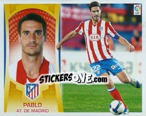 Sticker Pablo (#5A) - Liga Spagnola  2009-2010 n. 68 - Colecciones ESTE