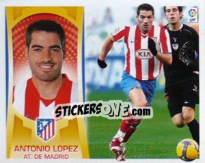 Cromo Antonio Lopez (#7A) - Liga Spagnola  2009-2010 - Colecciones ESTE