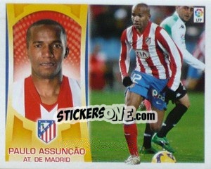 Figurina Paulo Assuncao (#12) - Liga Spagnola  2009-2010 - Colecciones ESTE