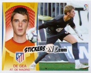 Cromo David de Gea (#2B) COLOCA - Liga Spagnola  2009-2010 - Colecciones ESTE