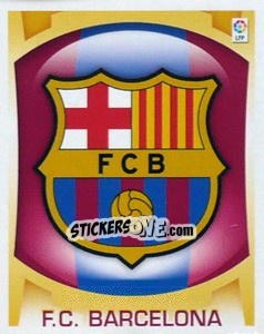 Cromo Escudo - F.C. Barcelona - Liga Spagnola  2009-2010 - Colecciones ESTE