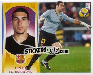 Sticker Pinto  (#2A) - Liga Spagnola  2009-2010 n. 94 - Colecciones ESTE