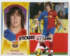 Sticker Puyol  (#5) - Liga Spagnola  2009-2010 n. 99 - Colecciones ESTE