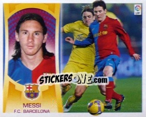 Figurina Messi  (#15) - Liga Spagnola  2009-2010 - Colecciones ESTE