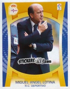 Figurina Entrenador - Miguel Angel Lotina - Liga Spagnola  2009-2010 n. 122 - Colecciones ESTE