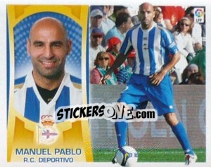 Cromo Manuel Pablo (#3) - Liga Spagnola  2009-2010 n. 125 - Colecciones ESTE